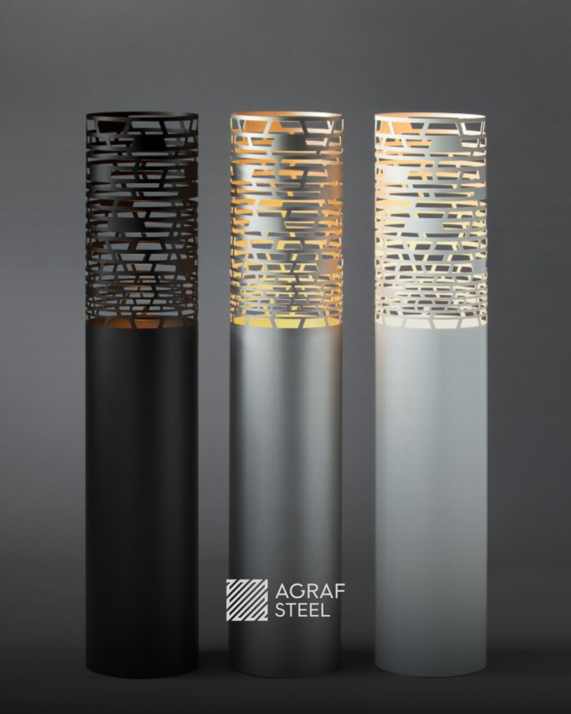 Уличные декоративные светильники-колонны