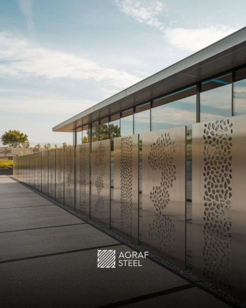 Металлические перфорированные ограждения